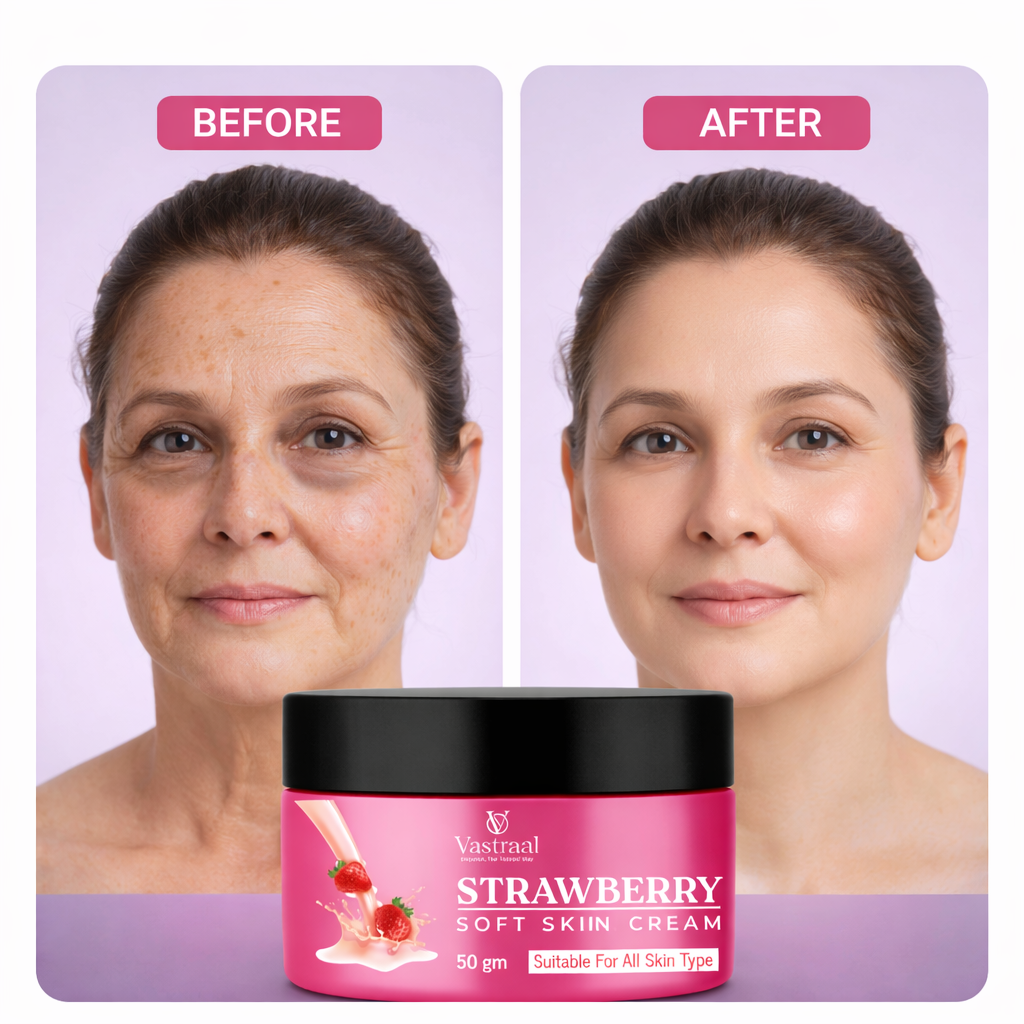 Strawberry Soft Skin Cream – Deep Moisturizing & Brightening Cream