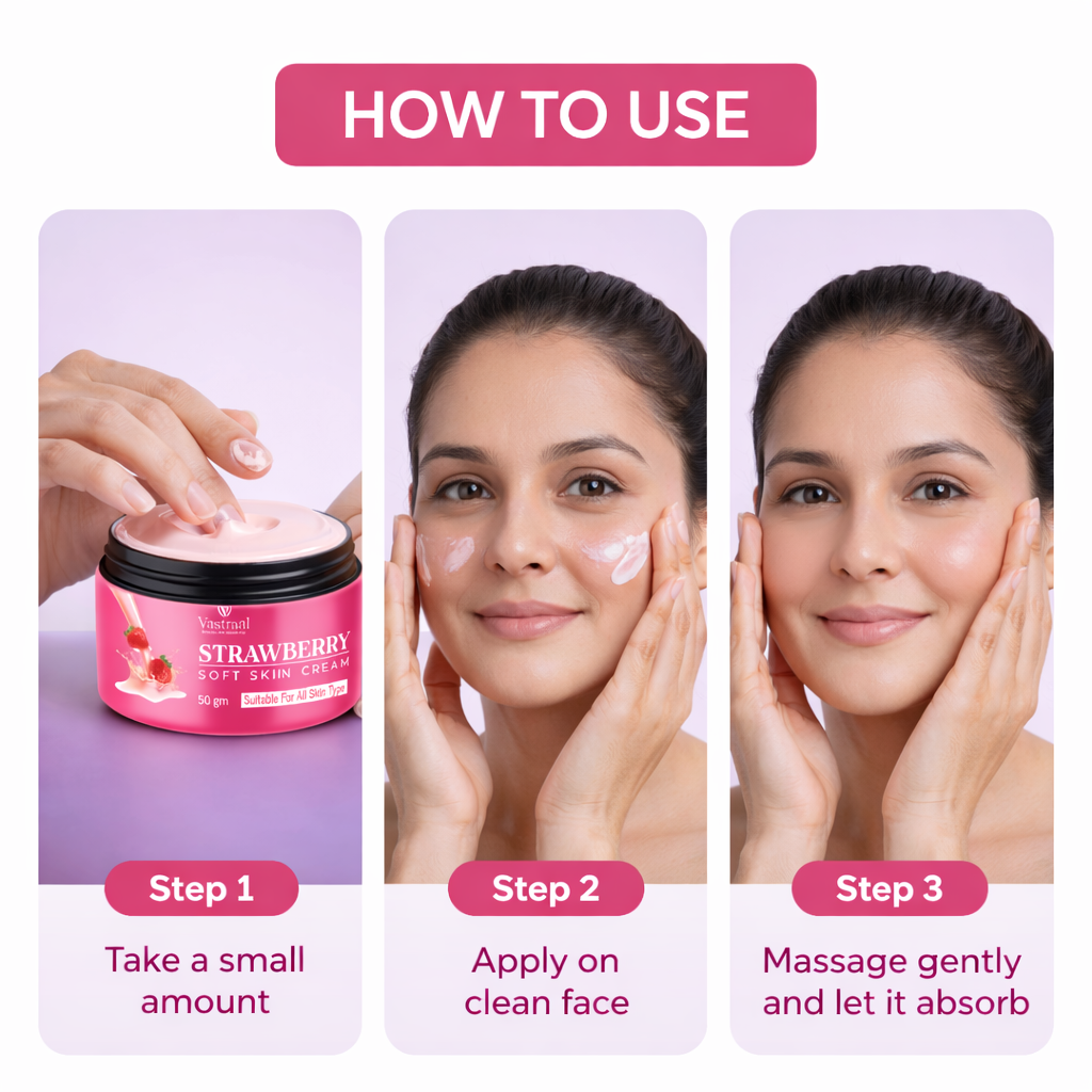 Strawberry Soft Skin Cream – Deep Moisturizing & Brightening Cream