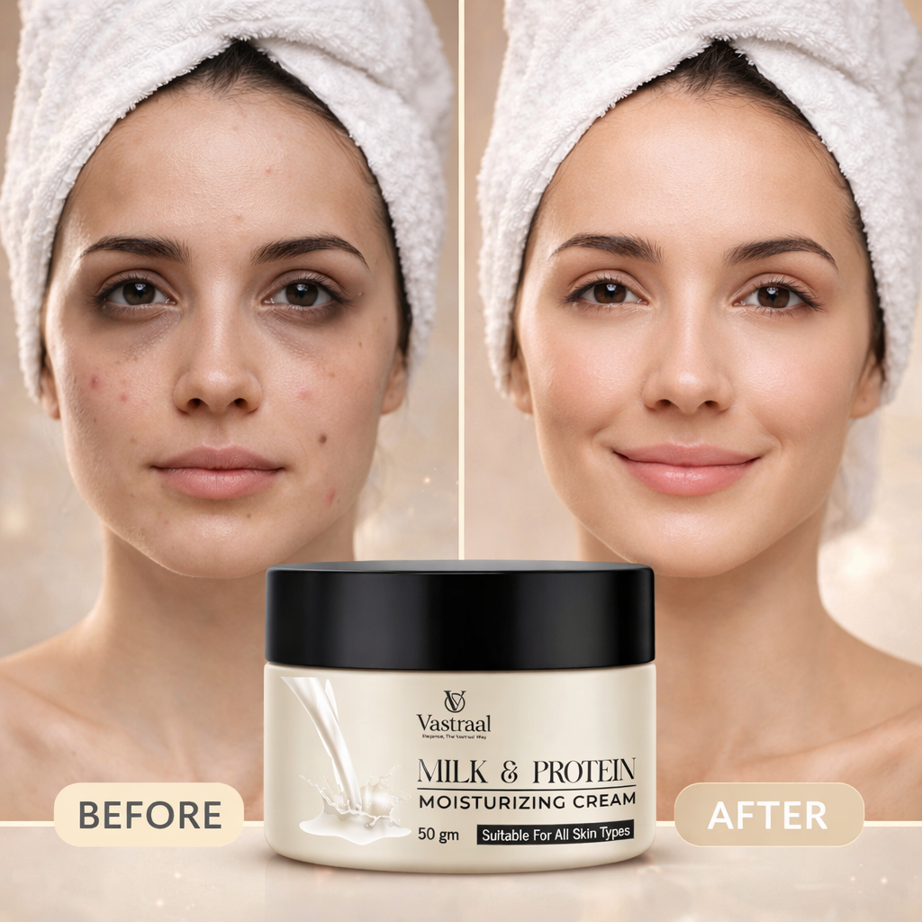 Milk & Protein Moisturizing Cream – Deep Nourishment & Long-Lasting Hydration Cream