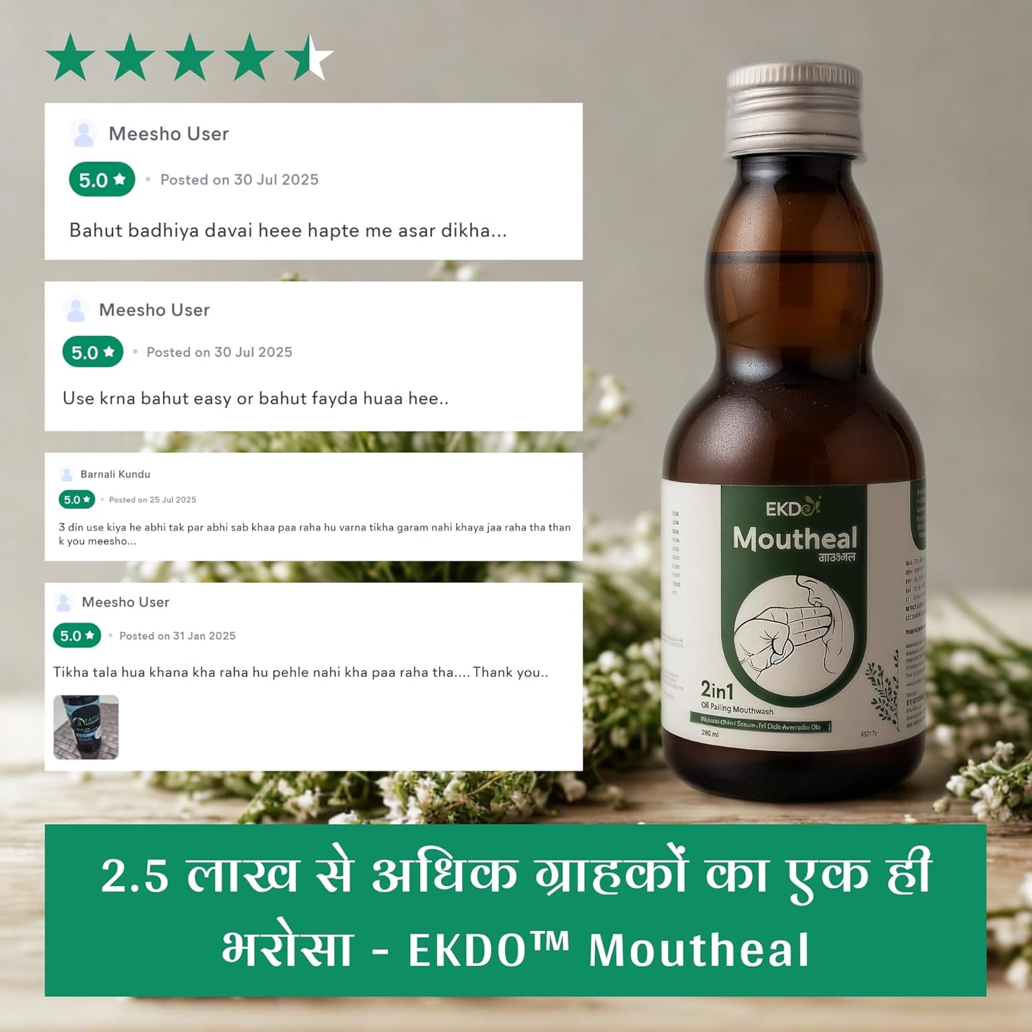 EKDO Moutheal Mouthwash