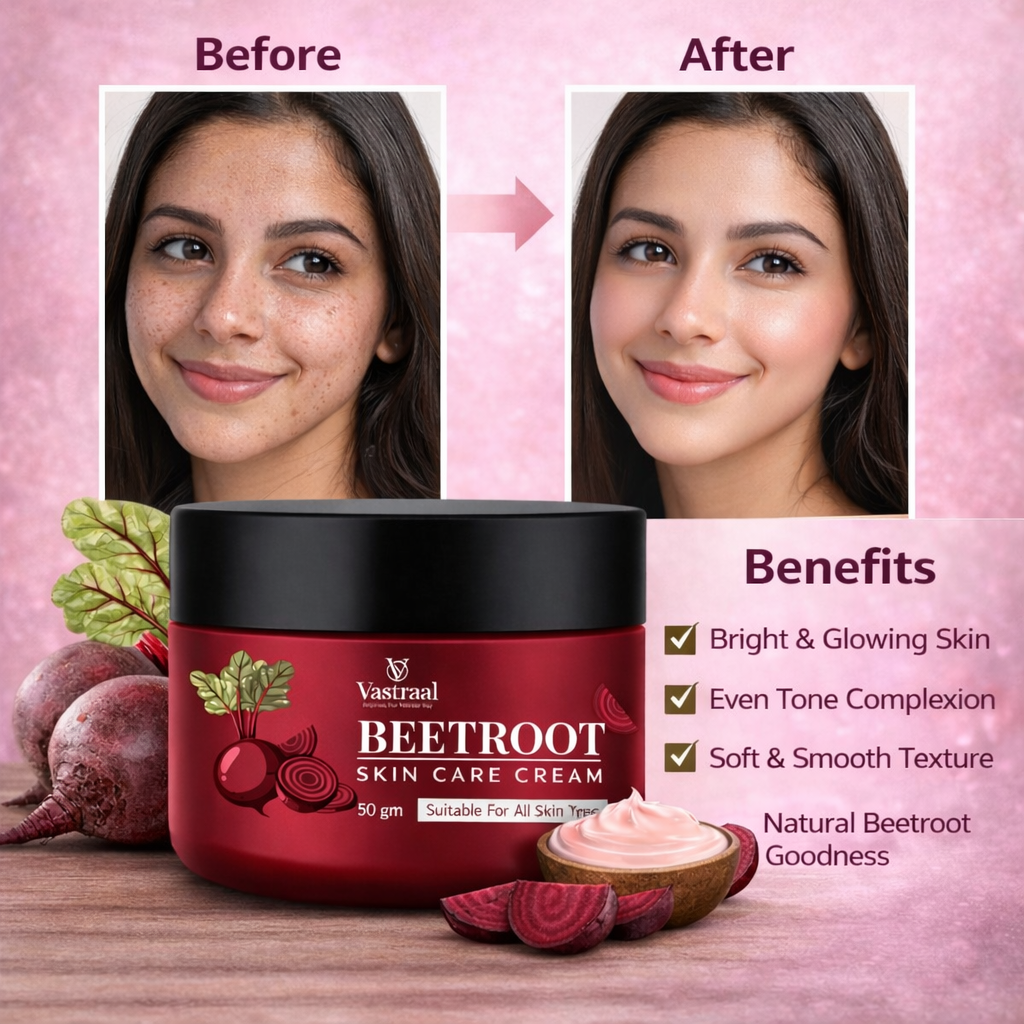 Beetroot Skin Care Cream – Brightening, Acne Control & Anti-Wrinkle Cream