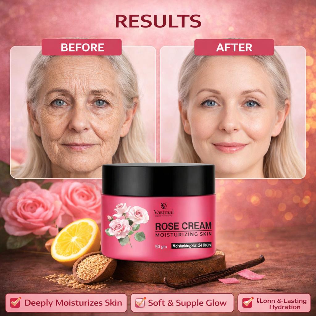 Rose Moisturizing Cream – Deep Hydration for Soft, Glowing & Sensitive Skin