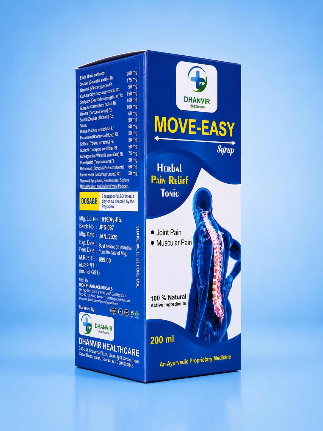 Joint pain syrup