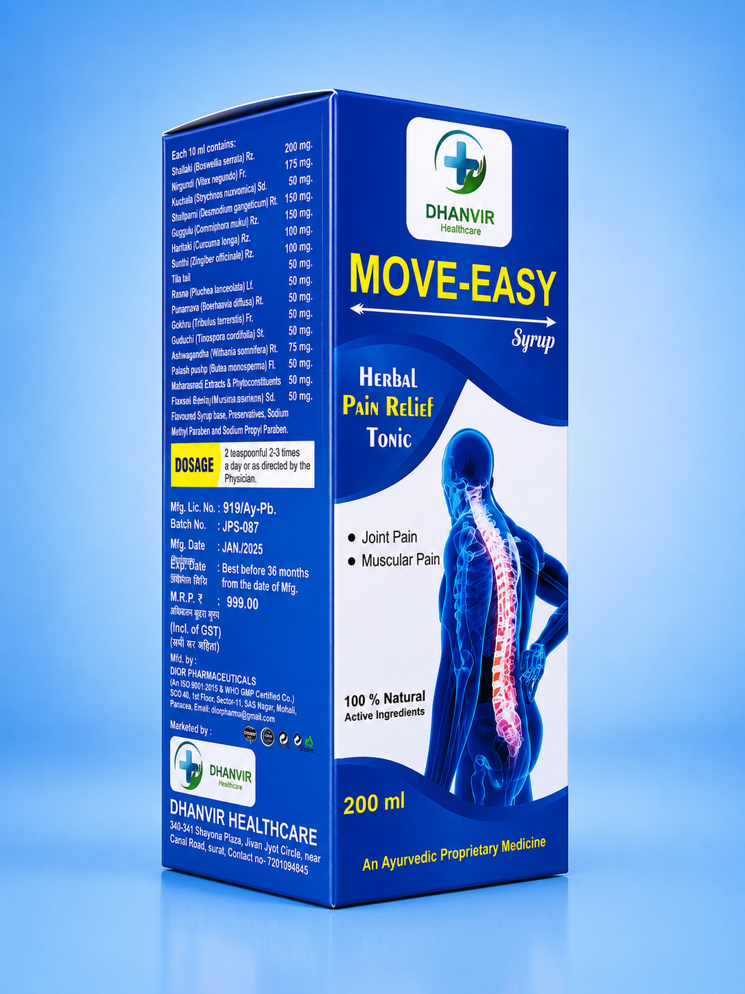 Joint pain syrup