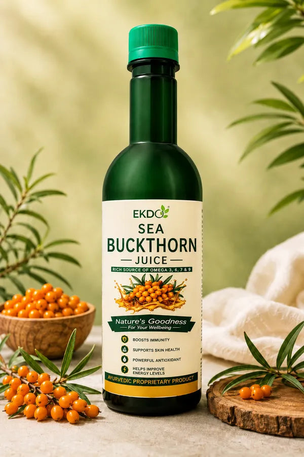 100% Natural Sea Buckthorn  500ML Pake of 2 | Powerful Antioxidant | Rich in Omega 3,6,7,9 | Immunity Booster | Detox Support | Anti-Inflammatory | Vitamins & Minerals & All Essential Amino Acids I Healthy Supplement I Heart,|Sugar Free I Men & Women.